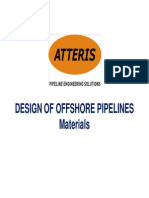 Design of Offshore Pipelines_Materials
