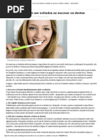 6 Erros Que Devem Ser Evitados Ao Escovar Os Dentes _ Nataliac - Yahoo Mulher