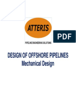 Design of Offshore Pipelines_Mechanical Design