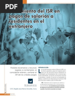 Tratamiento en El Isr Pagos de Salarios a Residentes en El Extranjero 20150415 593