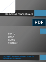 Elementos geométricos y conceptos de volumen en diseño