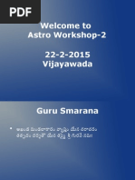 Astro Workshop 1 Vijayawada