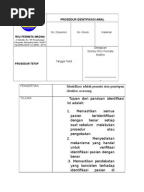 Panduan Identifikasi Pasien