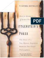Wittgenstein's Poker. The Story of A Ten-Minute Argument Between Two Great Philosophers. David Edmonds, and John Eidinow