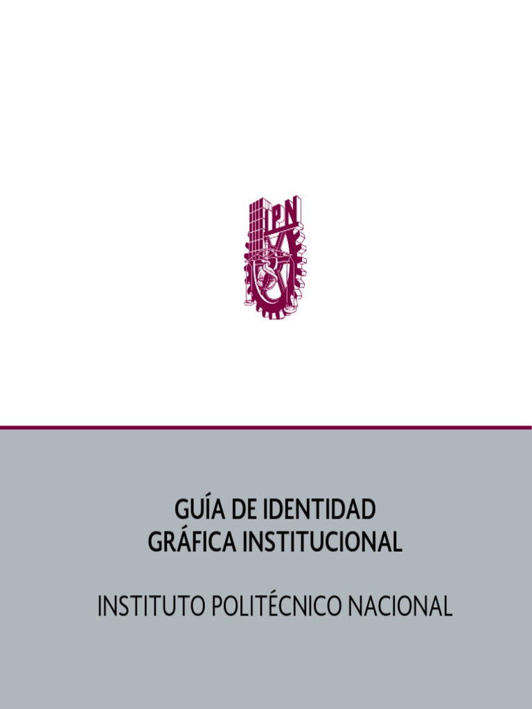 Guía de Identidad Gráfica IPN | PDF | Tipografía | Póster