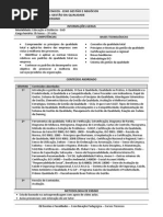 Plano de Ensino - Gestão Da Qualidade - Expansão