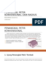 Penangkal Petir Konvensional Dan Radius