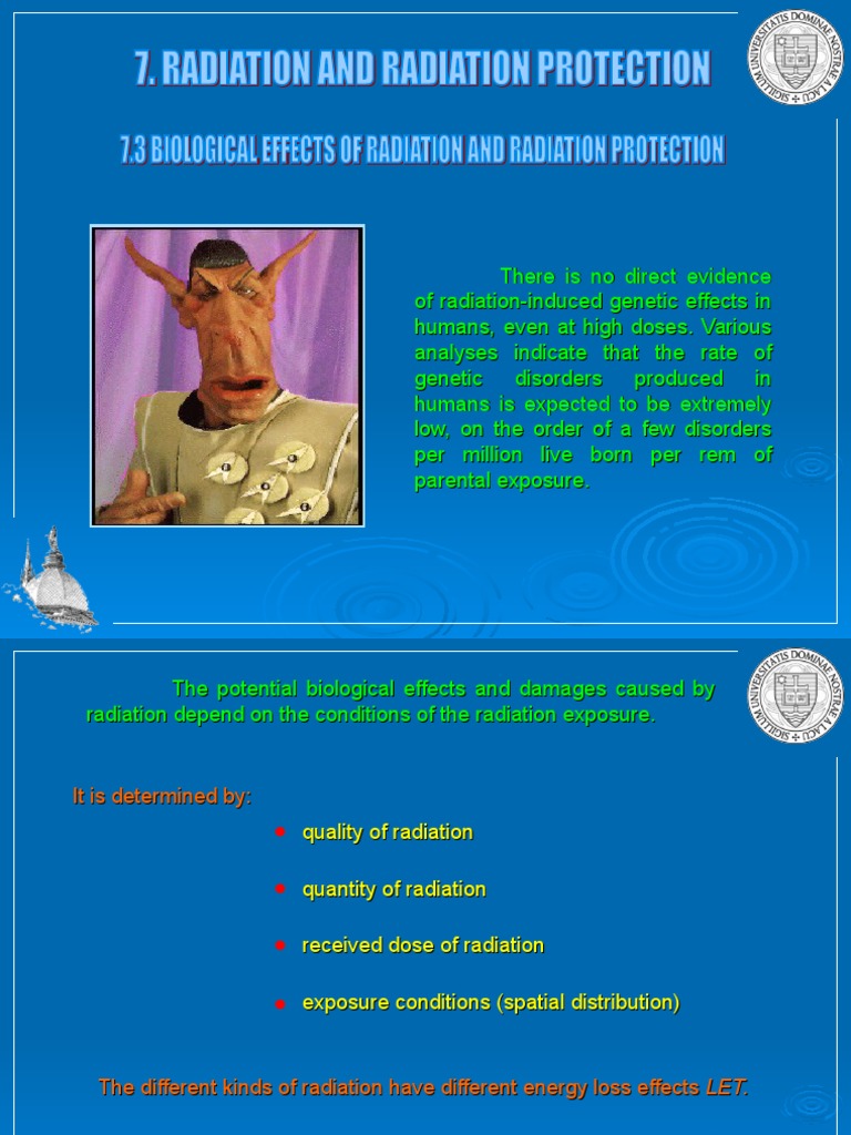 Biological Effects of Radiation | PDF | Acute Radiation Syndrome ...