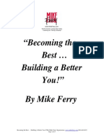 Becoming The Best ... Building A Better You!