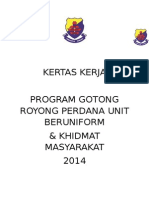 Kertas Kerja Gotong Royong