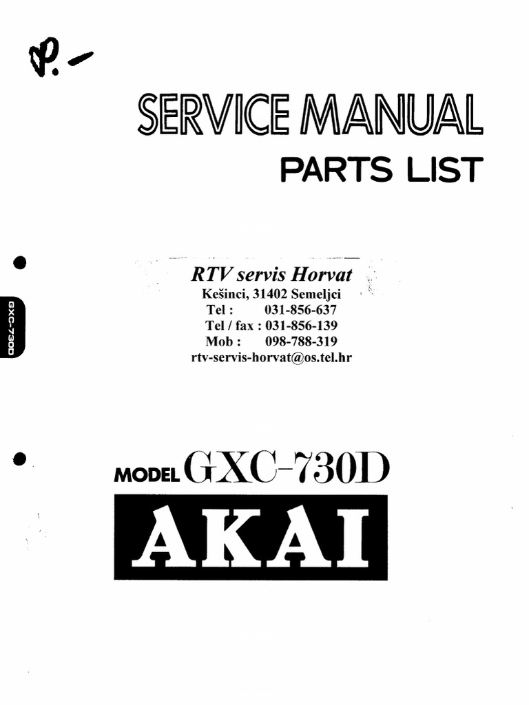 Akai GXC 730d