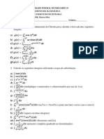 Lista de Integral