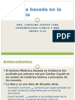 Medicina Basada en La Evidencia