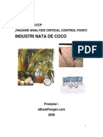 Model Rencana Haccp Industri Nata de Coco PDF