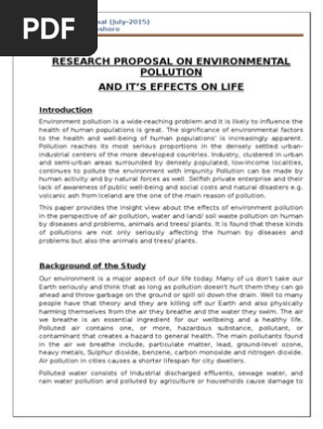 Research Proposal