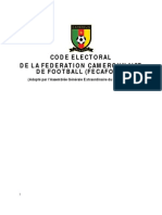 Code Electoral Fecafoot 2