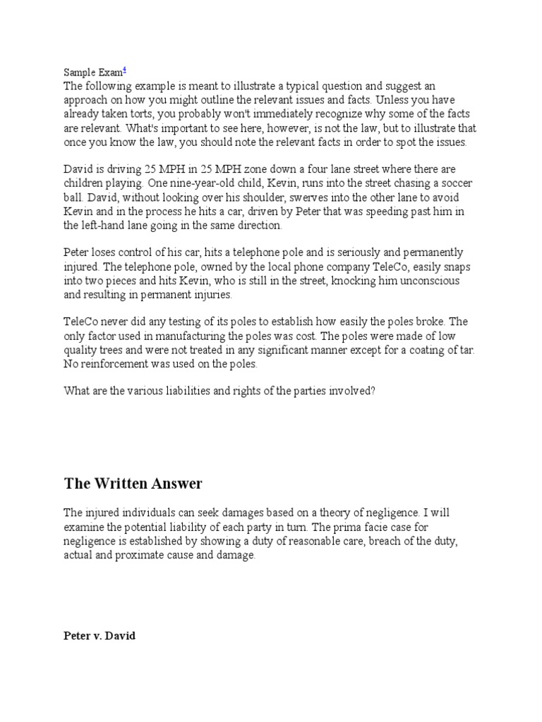 Contract law essay questions and answers picture