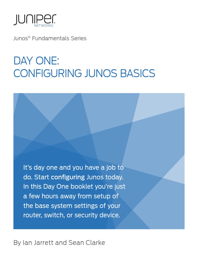 Junos Basics Configuration Guide Domain Name System Computer Network