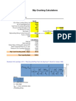 Slip Crushing Calculations