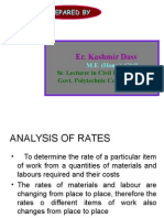 Analysis of Rates