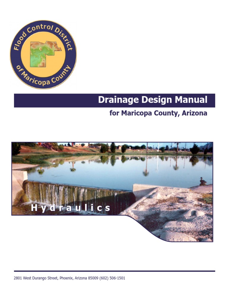 Hydraulics Manual Drainage Design Storm Drain Chemical Engineering