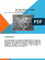 Transmisión Mecánica para Motores Eléctricos