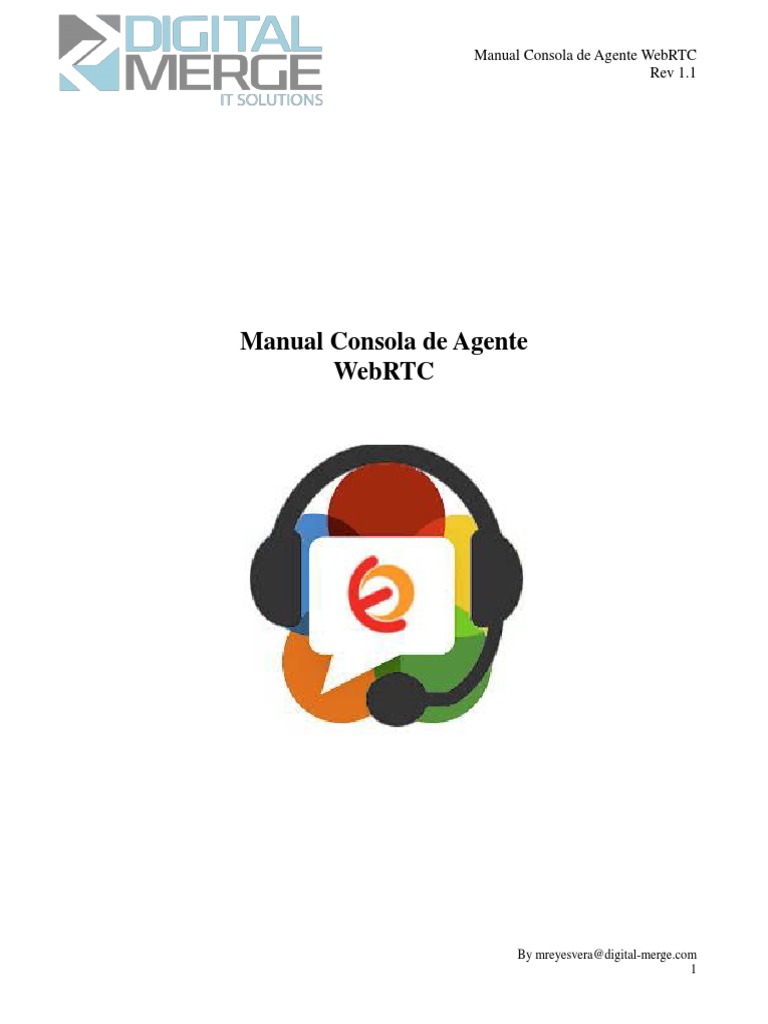 WebRTC Agent Console | PDF | Red de computadoras | Redes de computadoras