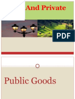 Public and Private Goods