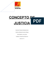 Concepto de Justicia