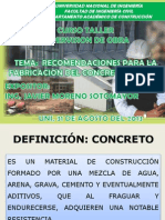 1.- Concreto en Obra- Javier Moreno