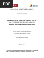 Dinám Uso Tierras Agric y Comportam Precios Suelo Rural