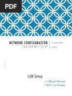 Module 2 - Lecture 3 - Network Configuration - LAN Setup