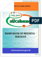 Mee Seva Hand Book Final PDF