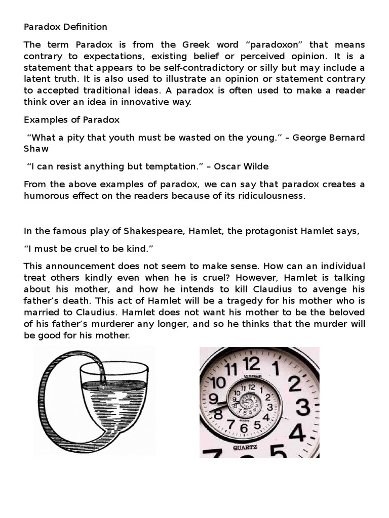 Antithesis definition and example picture