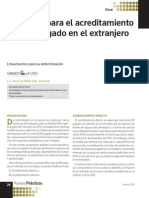 Mecánica para El Acreditamiento Del ISR Pagado en El Extranjero