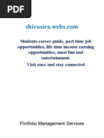 Download Portfolio Management by shivakumar N SN27520212 doc pdf