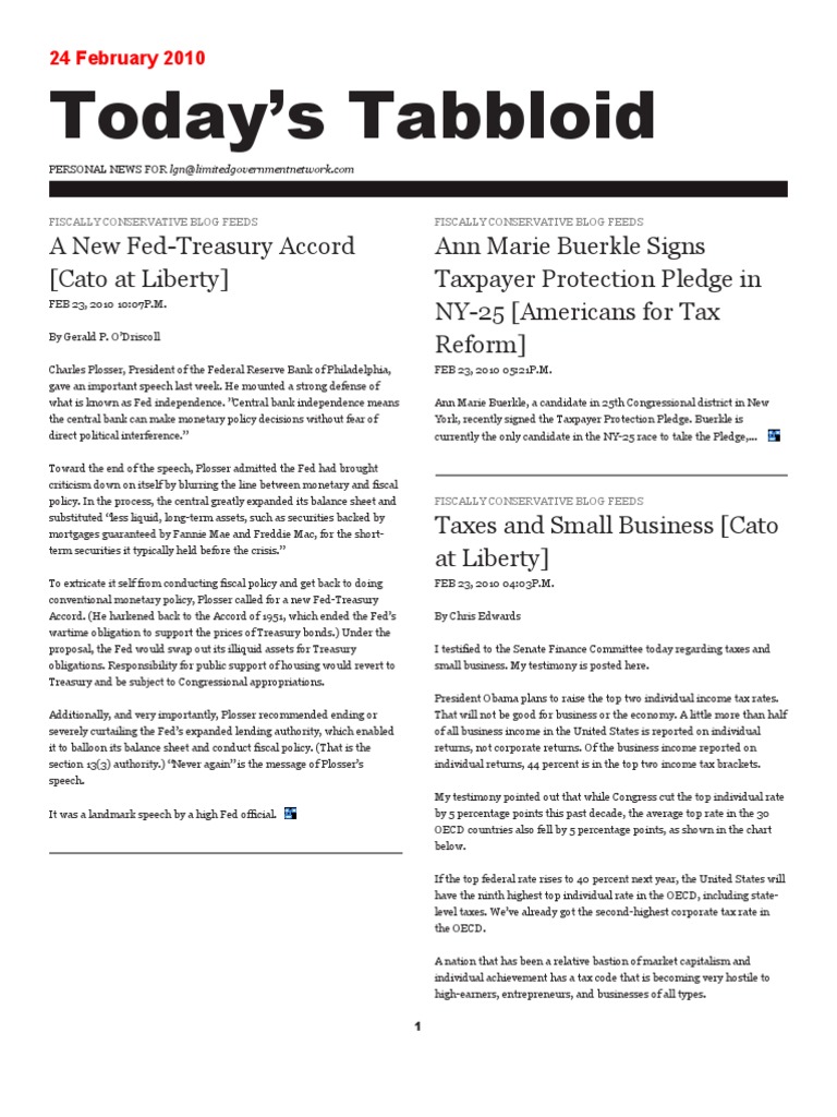 Fed Independence and Fiscal Policy Insights | PDF | Federal Reserve ...
