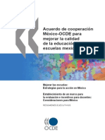 OECD Acuerdo México Educación 2010