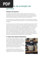 A História Da Evolução Da Química