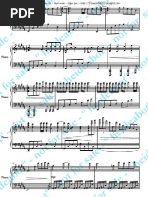 That Man Hyun Bin Piano Sheet