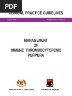 Download CPG Management of Immune Thrombocytopenic Purpura by apalaginih SN27521201 doc pdf
