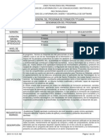 Programa de formacion