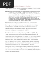  Procedimentos Técnicos de Tradução