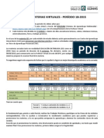 Cursado de Materias Virtuales Ed-Edh en Periodo 1b-2015