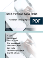 Teknik Penulisan KIR