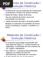 01 Evoluc3a7c3a3o Historica Do Uso de Material de Construc3a7c3a3o