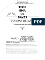 Teorema de Bayes