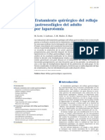 Tratamiento Quirúrgico Del Reflujo Gastroesofágico Del Adulto Por Laparotomía