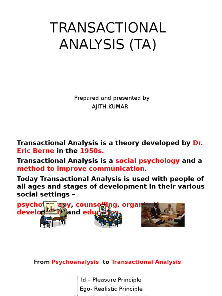 Transactional Analysis Guide | PDF | Psychotherapy | Metaphysics Of Mind