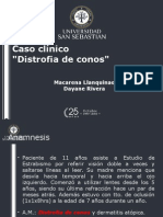 Distrofia de conos (caso clínico)